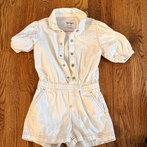 Old Navy Kids Off-White Button-Up Romper